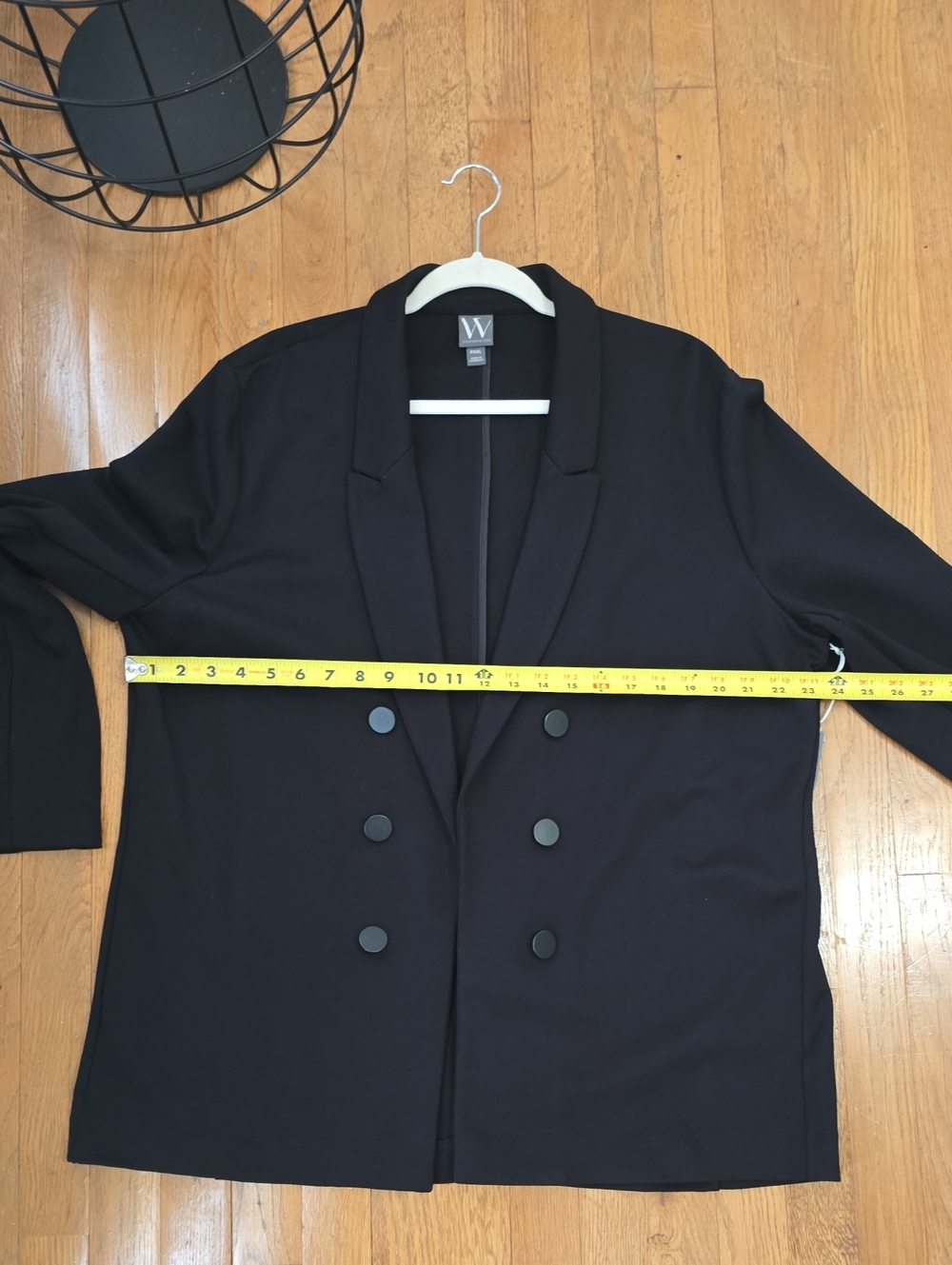 WORTHINGTON BRAND WOMEN'S PETITE PLUS BLACK OPEN BLAZER SIZE PXXL - Picture 9 of 17